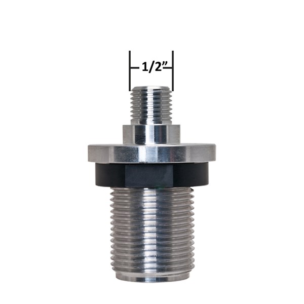 7000169, 1/2" Aluminum Machine Inlet for Husky
