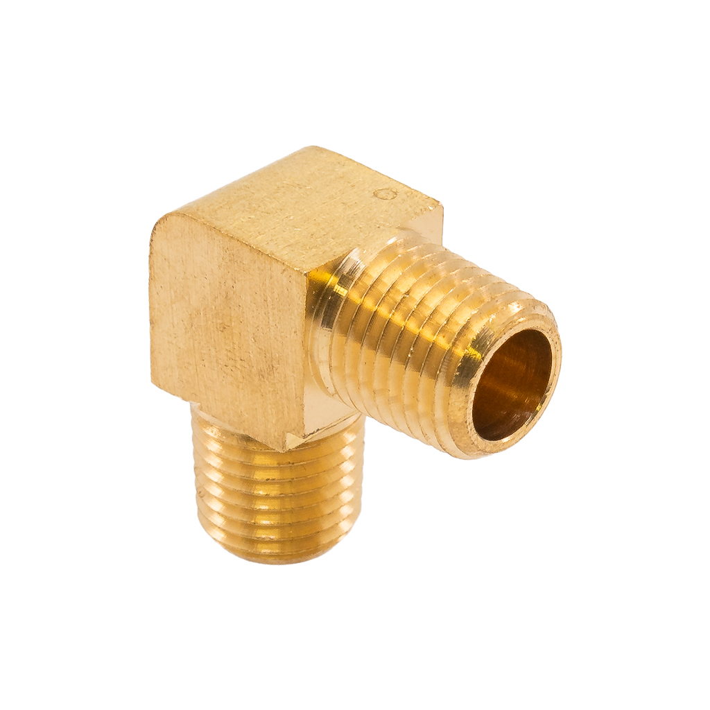 1002.7950, 90 DEGREE ELBOW, 1/4"M - BRASS