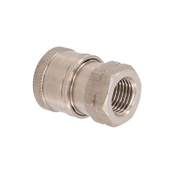 1002.1272, 1/4" FEMALE COUPLER, SS