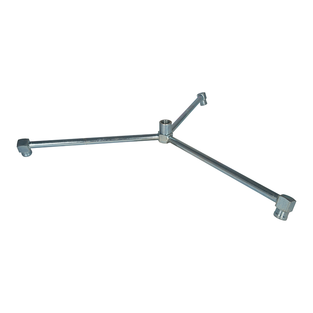 1002.1760, 3-ARM ROTARY - 22" STEEL FEMALE