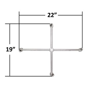 85.791.030, 4-ARM ROTARY, 24"