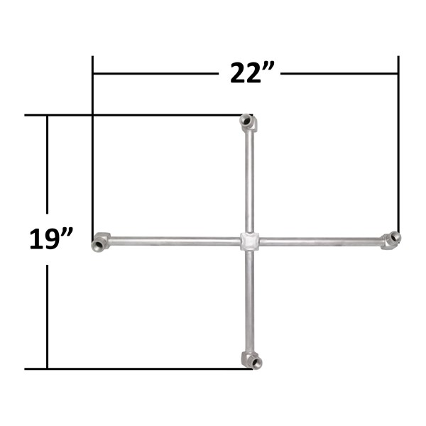 85.791.030, 4-ARM ROTARY, 24"