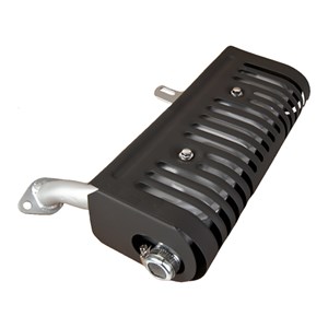 1001.6188, MUFFLER ASSY, BLACK