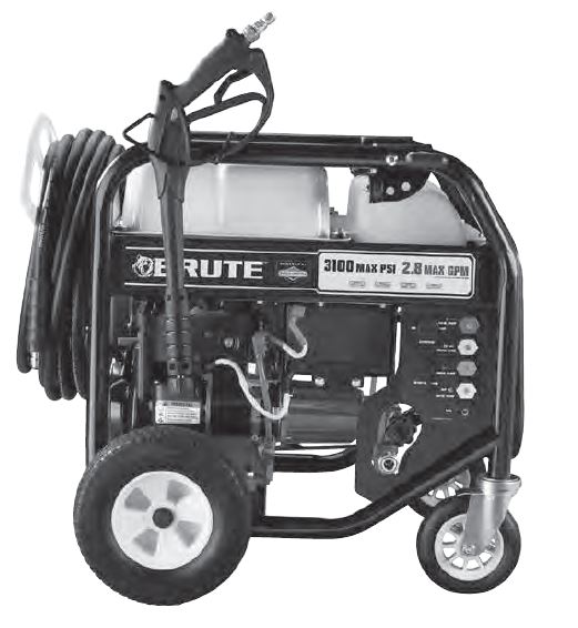BRUTE, 020577-00 Pressure Washer