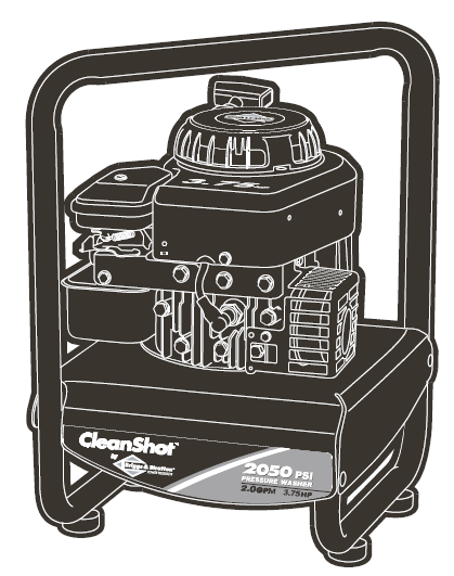 CLEANSHOT, 020206-0 Pressure Washer