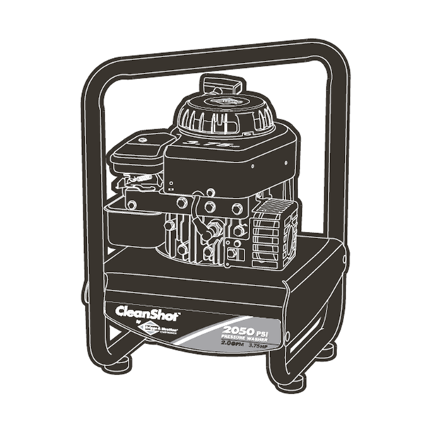 CLEANSHOT, 020206-0 Pressure Washer