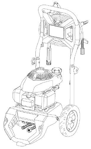 DIAMOND, 020778-00 Pressure Washer