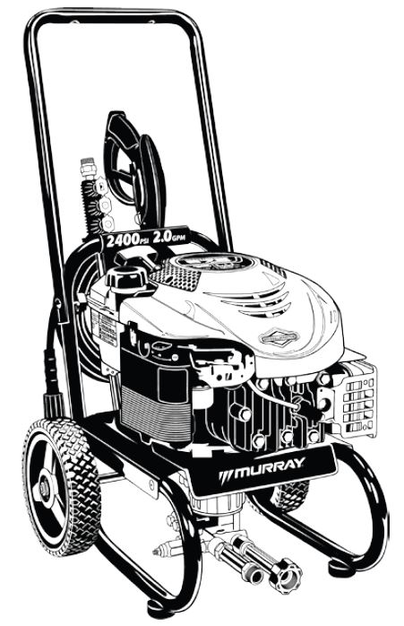 MURRAY, 020499-01 Pressure Washer