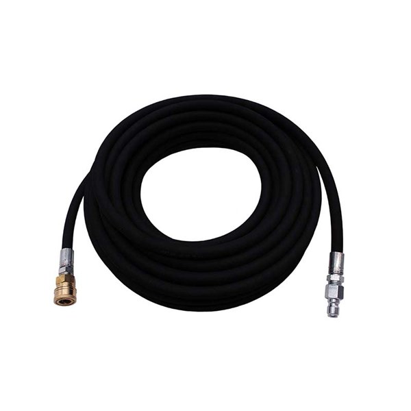 1000.8378, 50', 3/8" BLACK HOSE,  R1, QC