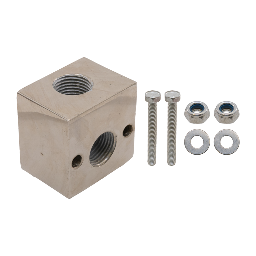 1001.5142, UNLOADER BLOCK, 1/2" - STEEL