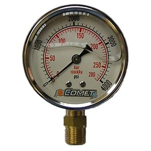 1001.5209, GAUGE, 6000 PSI, 1/4" - BRASS