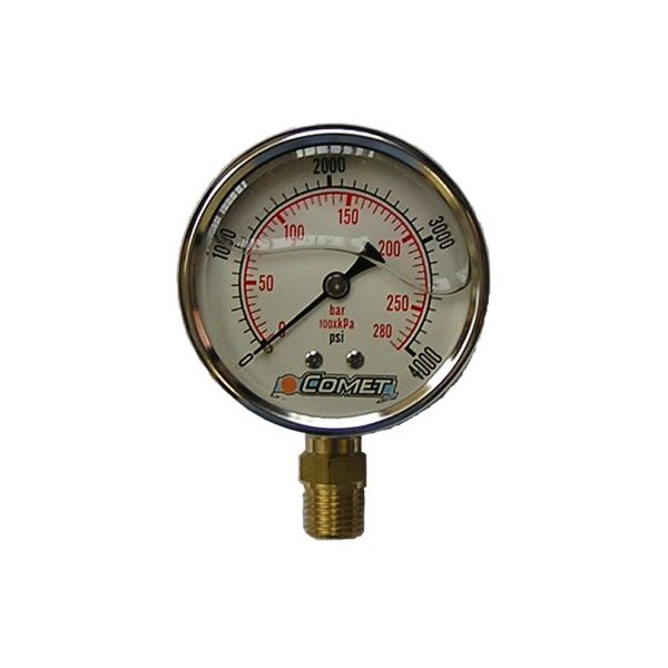 1001.5209, GAUGE, 6000 PSI, 1/4" - BRASS