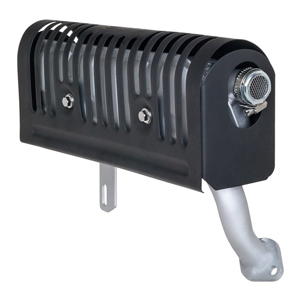1001.6188, MUFFLER ASSY, BLACK
