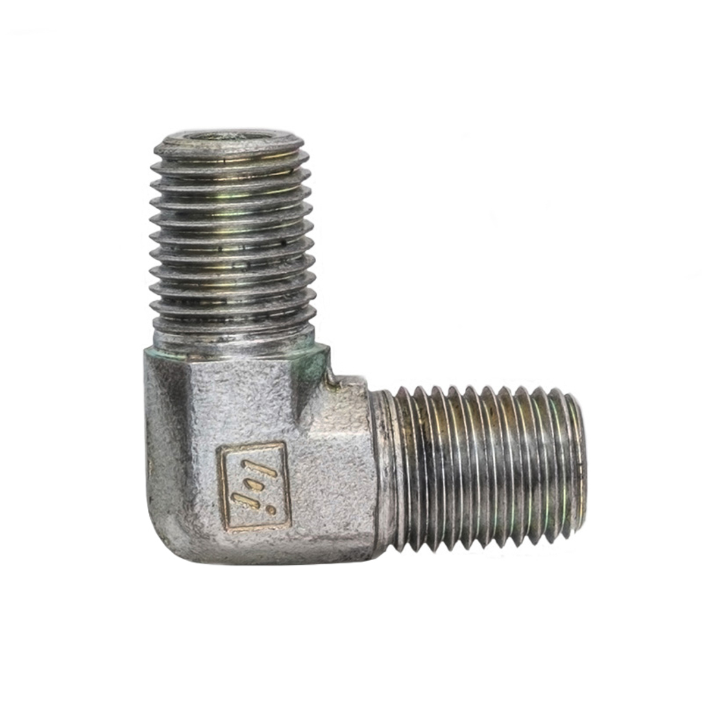 1001.4855, 90 DEGREE ELBOW, 1/4"M - STEEL