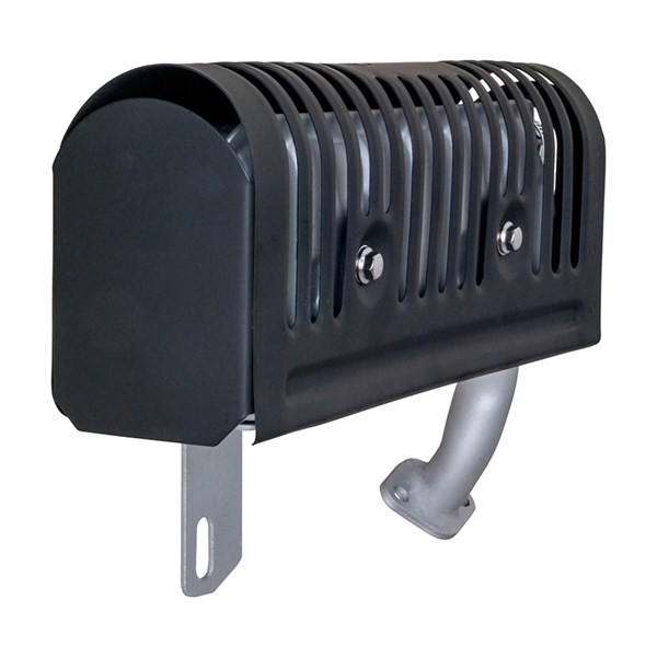1001.6188, MUFFLER ASSY, BLACK