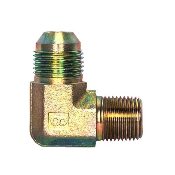 1001.4854, 90 DEGREE ELBOW 3/8" MPT X 1/2" MJIC - STEEL