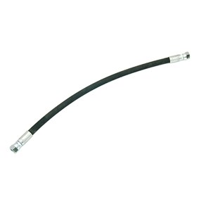 1002.0436, 24.5", 3/8" BLACK HOSE, R2, 3/8"FJIC X 3/8"FJIC