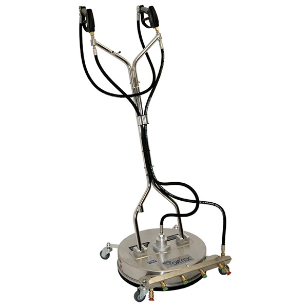 1002.2216, 21" VORTEX DUAL GUN SURFACE CLEANER - STAINLESS STEEL