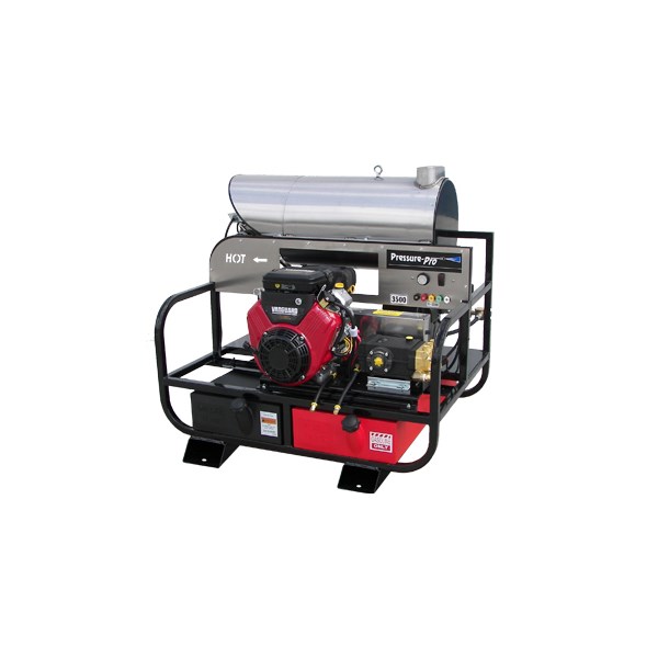 1002.6926, PRESSURE WASHER, GAS, HOT, 3,500PSI, 5.5GPM - PRESSURE PRO