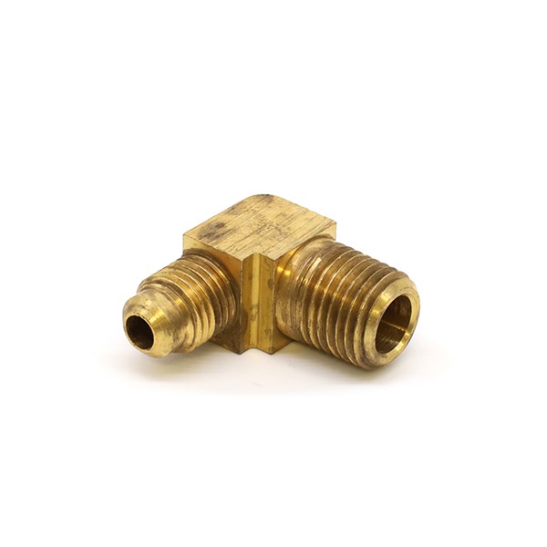 1002.7139, 45 DEGREE ELBOW, 1/4"M FLARE X 1/4"MPT