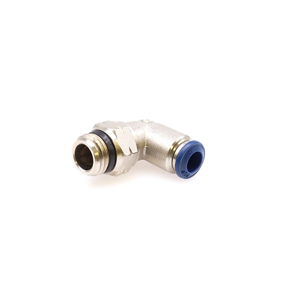 1002.7278, PUSH FITTING, 1/4" MPT X 1/4" TUBE, 90 DEGREE