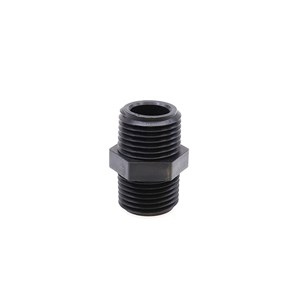 1002.7308, HEX NIPPLE, 1/2"MPT X 1/2"MPT, POLYPROPOLENE