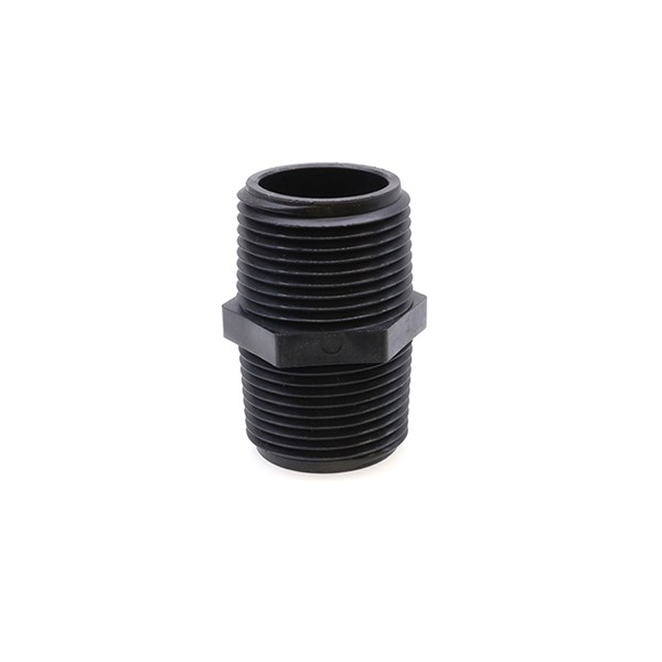 1002.7310, HEX NIPPLE, 1"MPT, POLYPROPOLENE