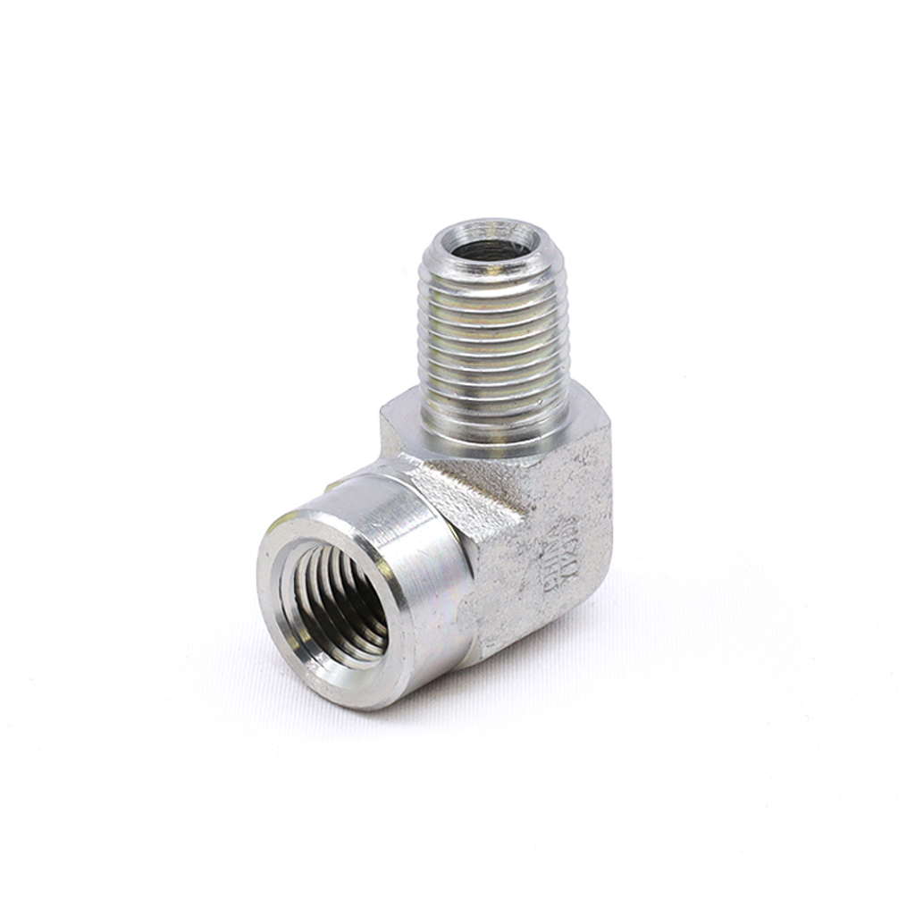 14F14M90-S, Vortex Steel 90° Elbow 1/4" MxF