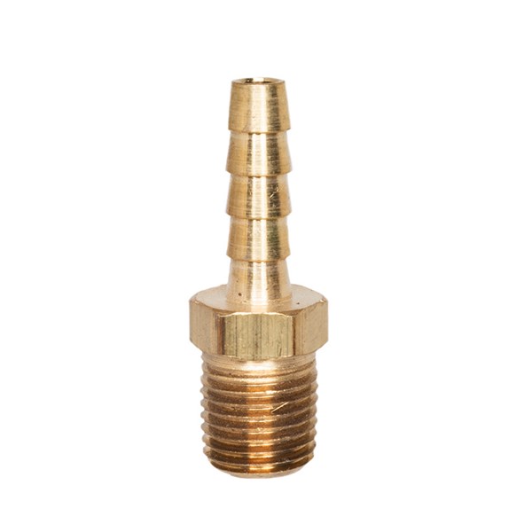 14M14HB-B, HOSE BARB, 1/4"M X 1/4"HB