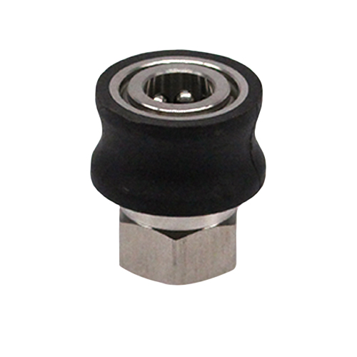 14FS-SS-GRIP, 1/4" FPT COUPLER, SS, W/ GRIP