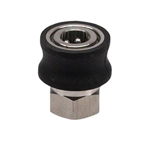 14FS-SS-GRIP, 1/4" FPT COUPLER, SS, W/ GRIP