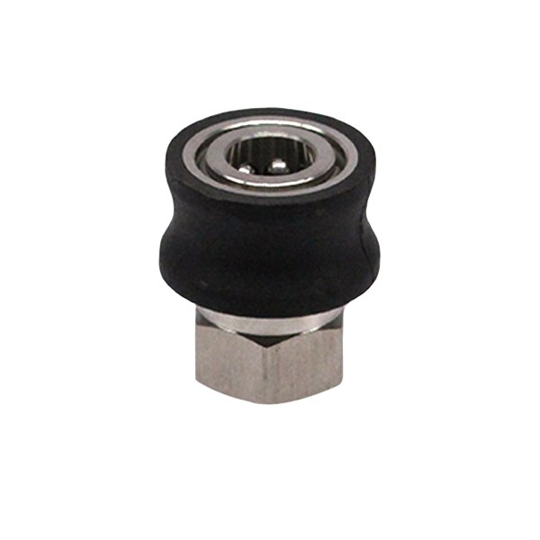 14FS-SS-GRIP, 1/4" FPT COUPLER, SS, W/ GRIP