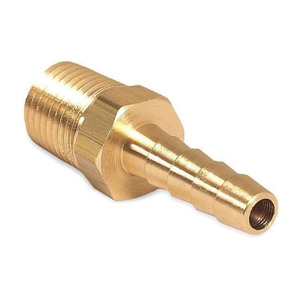 14M14HB-B, HOSE BARB, 1/4"M X 1/4"HB